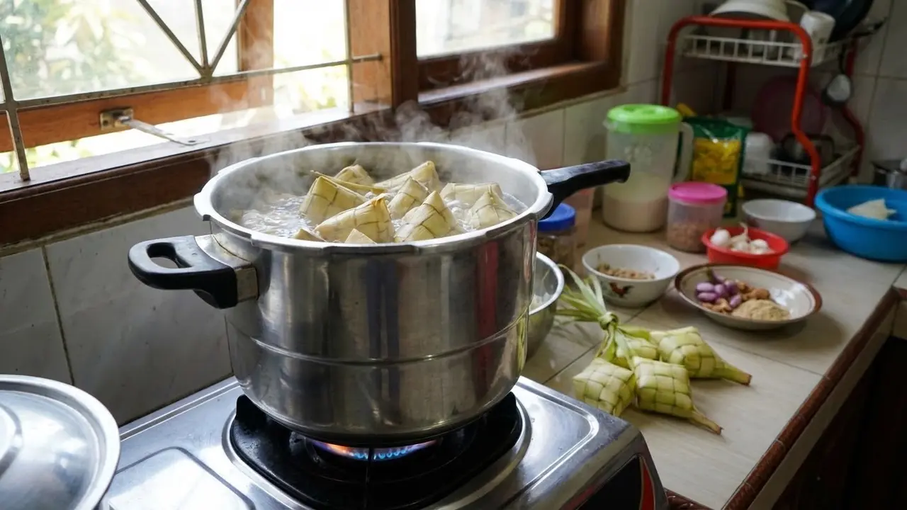 Cara Membuat Ketupat Cepat Matang dan Tidak Mudah Basi/Gemini AI