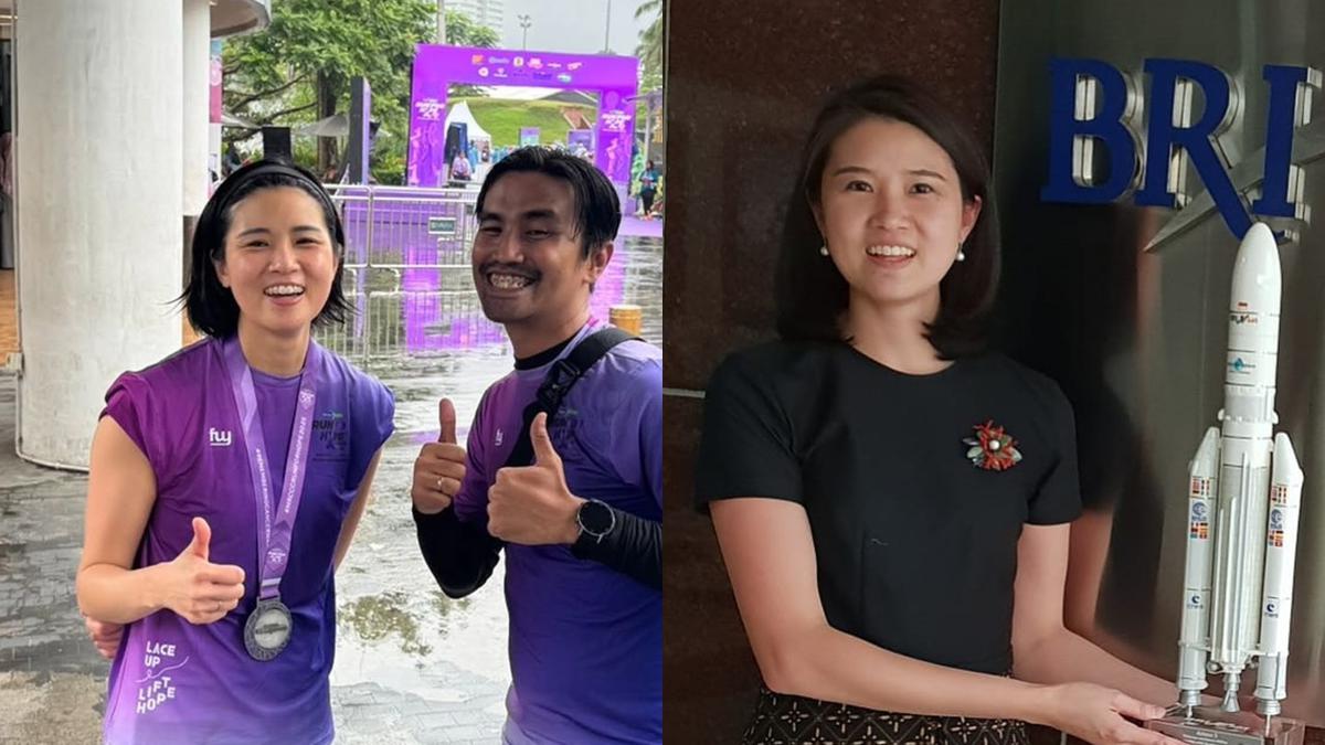 7 Potret Caroline Riady Viral Kerja Naik Helikopter, Kaget Jadi Sorotan
