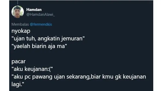nyokap dan pacar (sumber: twitter.com)