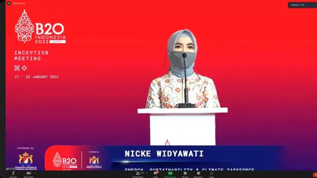 Chair Task Force Energy, Sustainability and Climate, Nicke Widyawati. (Dok Pertamina)