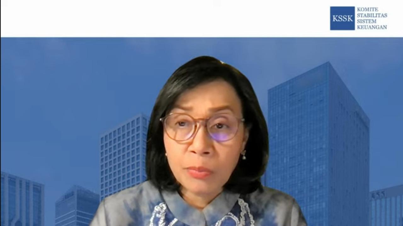 Menteri Keuangan Sri Mulyani Indrawati. (Foto: tangkapan layar/Arief RH)