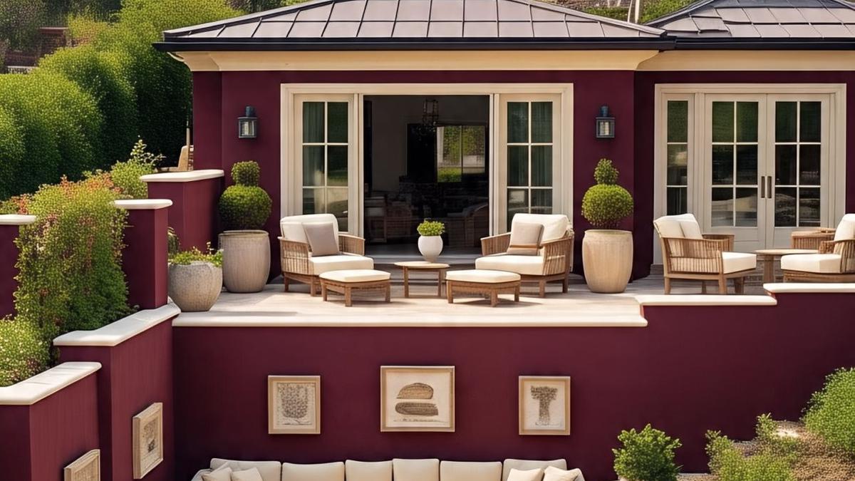 5 Inspirasi Cat Rumah Warna Maroon, Ciptakan Nuansa Elegan dan Mewah di Setiap Ruangan