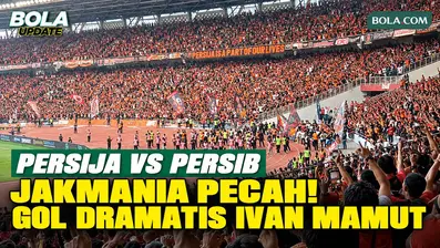 Jakmania melakukan selebrasi luar biasa setelah Ivan Mamut mencetak gol dramatis di masa injury time babak kedua saat Persija Jakarta menghadapi Persib Bandung di SUGBK.
Gol sundulan Ivan Mamut memastikan Persija meraih kemenangan 2-1 atas Persib da...