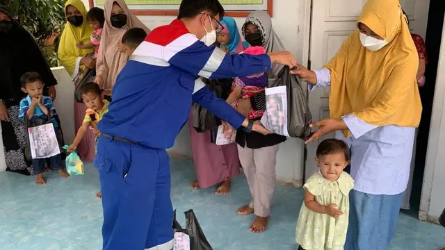 Elnusa Petrofin Bagikan Ribuan Paket Gizi untuk Balita, Bentuk Dukungan Pencegahan Gizi Buruk dan Stunting di Seluruh Indonesia