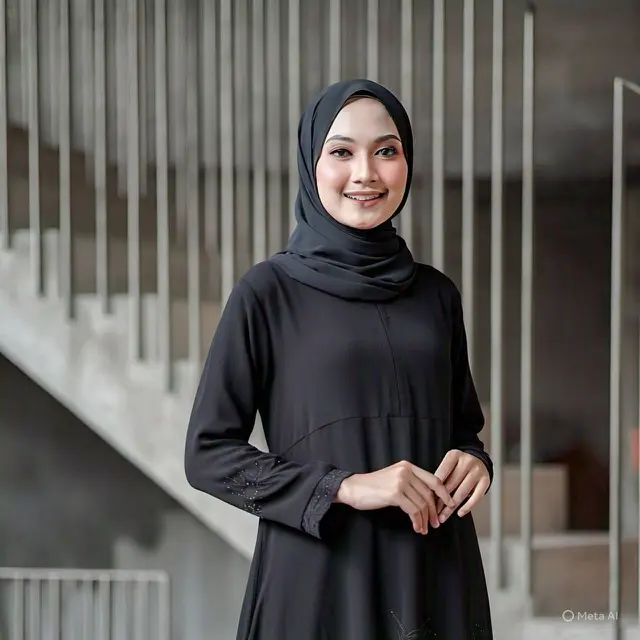 7 Potret Model Gamis yang Elegan dan Mewah, Bisa Dipakai di Berbagai Acara