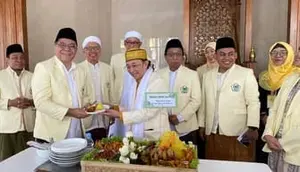 PP MDI merayakan milad ke-46 dengan menggelar tasyakuran yang berisi istigasah dan santunan anak yatim di Masjid Ainul Hikmah, Komplek Kantor DPP Partai Golkar Jakarta. (Istimewa)
