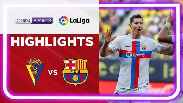 VIDEO: Menang 4-0 Lawan Cadiz, Barcelona Pimpin Klasemen Sementara La Liga
