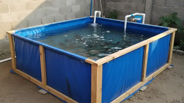 Kolam Terpal Rakitan Kotak