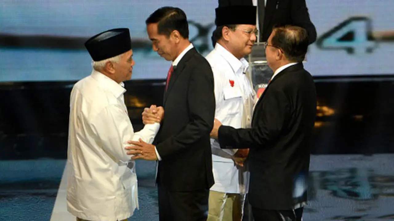 Inilah Gesture Para Capres Cawapres Saat Debat Kandidat