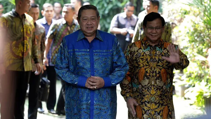 SBY Resmi Usung Prabowo sebagai Calon Presiden 2019