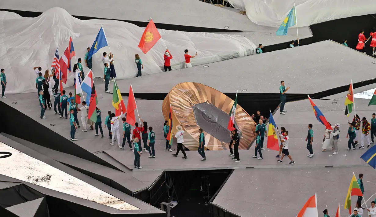 Perhelatan Olimpiade Paris 2024 resmi berakhir. (Wikus DE WET/AFP)