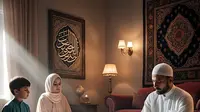 Ruang Keluarga Islami (Created by Meta AI)