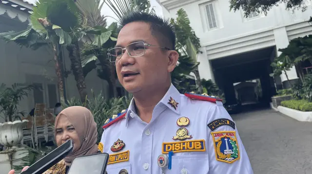 Kepala Dinas Perhubungan (Dishub) Jakarta Syafrin Liputo saat ditemui di Balai Kota Jakarta, Selasa (16/4/2024). (Foto: Liputan6.com/Winda Nelfira).