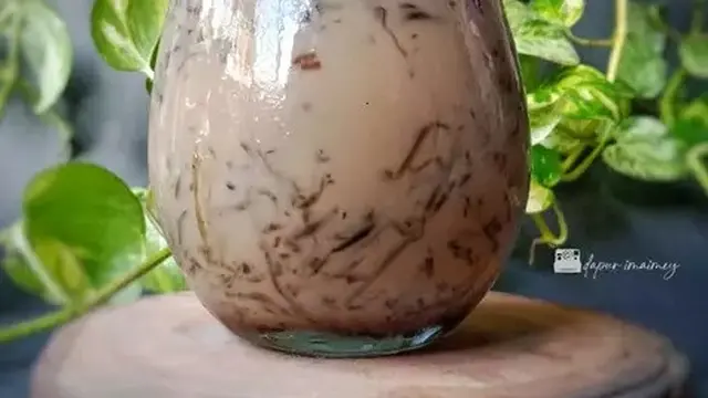 Es Cincau Serut Cappucino