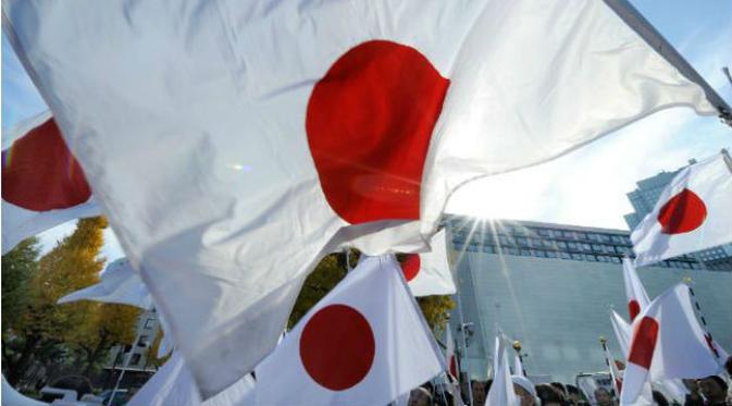Ilustrasi bendera Jepang (AFP/Toru Yamanaka)