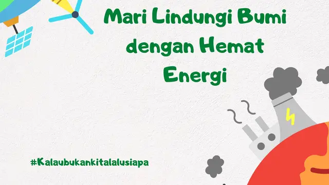 Poster Hemat Energi Sederhana