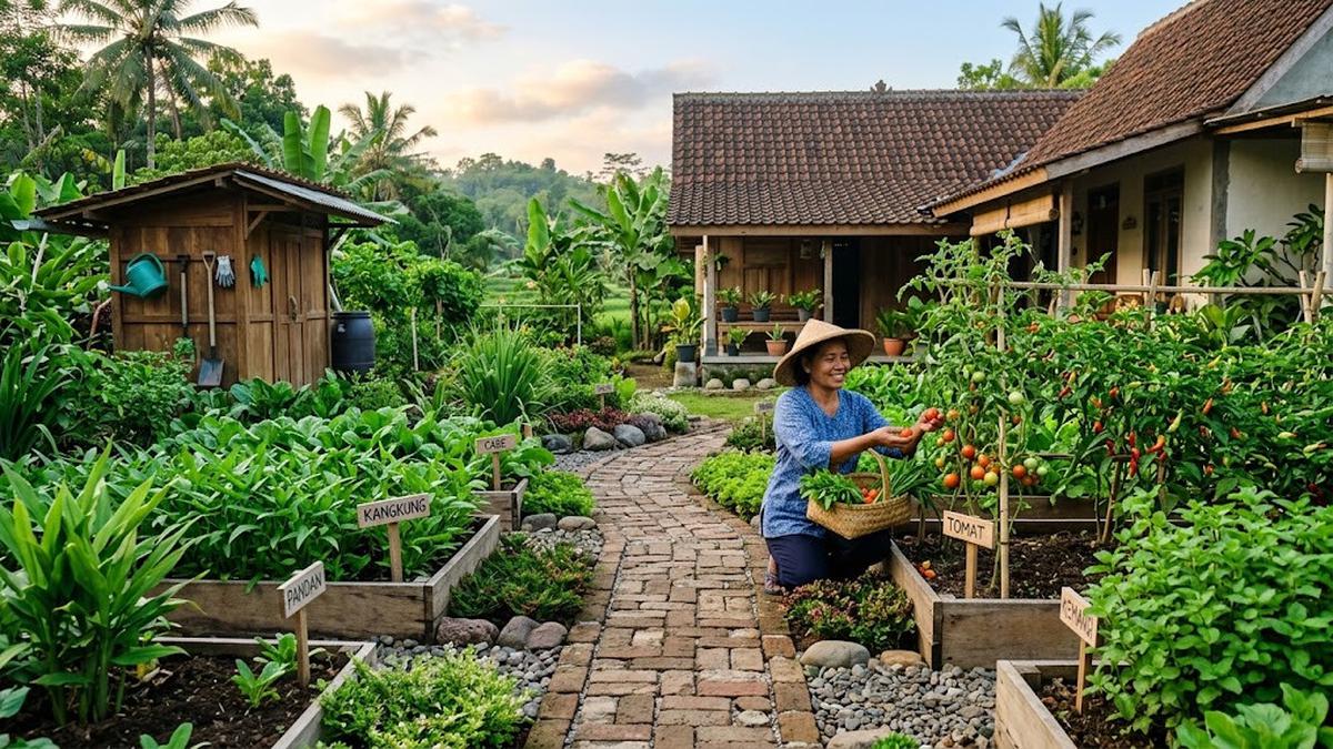 7 Ide Kebun Kecil untuk Mendukung Gaya Hidup Tenang dan Hemat, Tak Perlu Lahan Luas