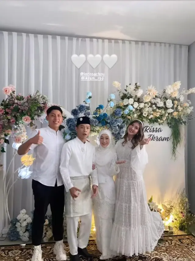Akad Nikah Larissa Chou dan Ikram Rosadi