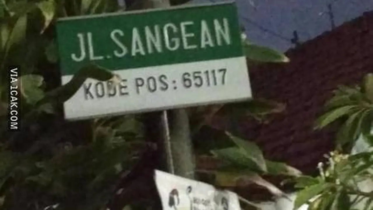 nama jalan nyeleneh