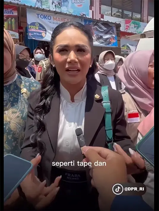 KD membawa tas Hermes tipe Hermes So Kelly  yang merupakan limited edition. Harga tas tersebut seharga 37.500 dollar hongkong atau setara dengan  71 juta rupiah menurut situs www.christies.com. [Instagram/dpr_ri]