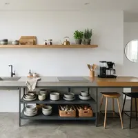 Inspirasi Dapur Minimalis Tanpa Kitchen Set (AI Generated)