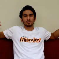 Amec Aris menjajal aktingnya dengan membintangi film 'Miemien the Movie'. Foto: Wimbarsana/Bintang.com