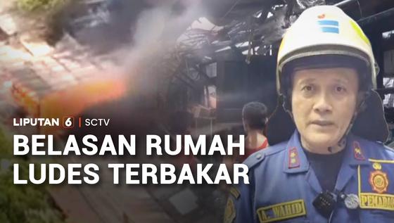 Belasan Rumah Ludes Terbakar