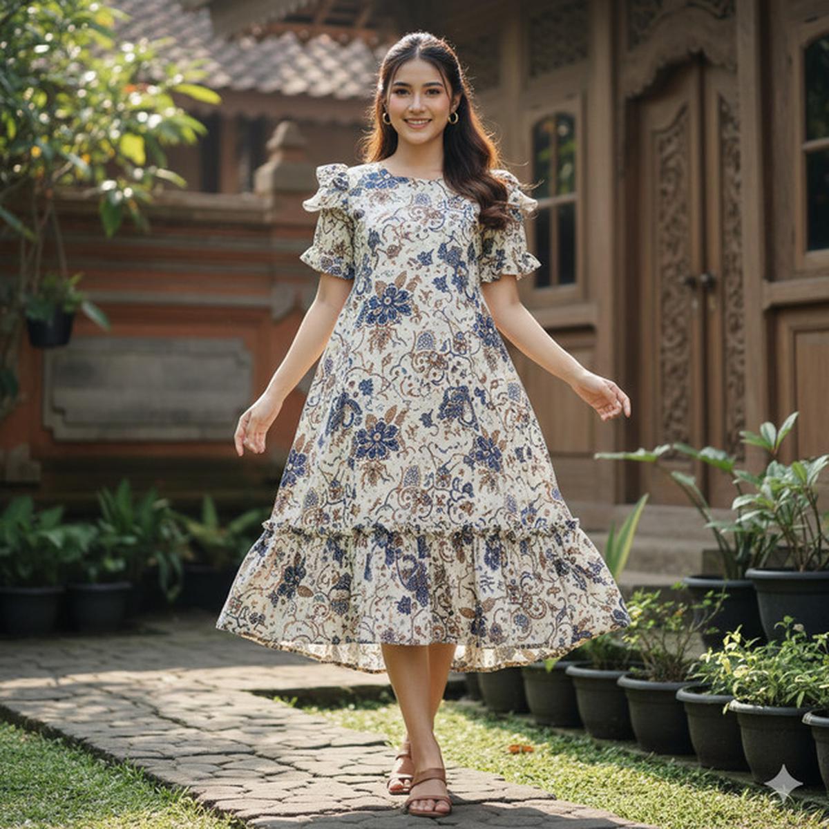7 Model Daster dari Kain Jarik, Nyaman Dipakai dan Tetap Terlihat Anggun Sehari-hari