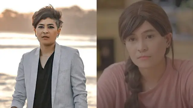 5 Potret Mita The Virgin dengan Rambut Panjang, Bikin Pangling