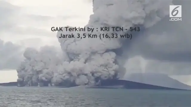 VIDEO: Gunung Anak Krakatau Siaga, Gempa Terus Terjadi