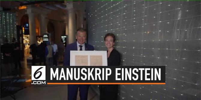 VIDEO: Manuskrip Einstein Dihibahkan ke Museum Nobel, Apa Isinya?