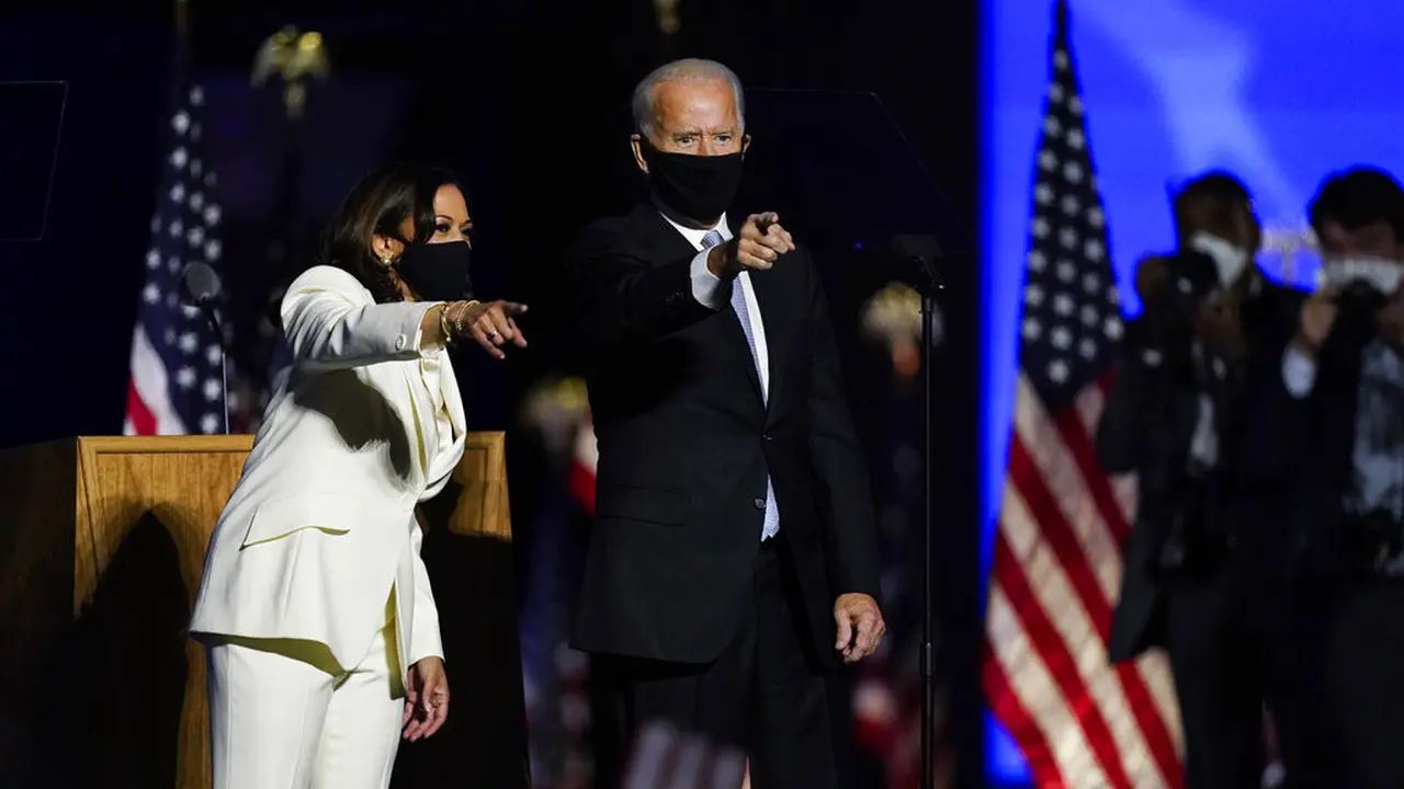 FOTO: Joe Biden - Kamala Harris Sampaikan Pidato Kemenangan Pilpres AS 2020