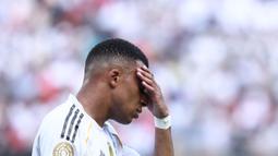 Kylian Mbappe tak mampu berbuat banyak kala bersua mantan klubnya yakni PSG di semifinal Piala Dunia Antarklub 2025. (AFP/Franck Fife)