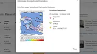 Gempa Hari Ini Jumat 25 Oktober 2024, Getarkan Teluk Wondama Provinsi Papua Barat