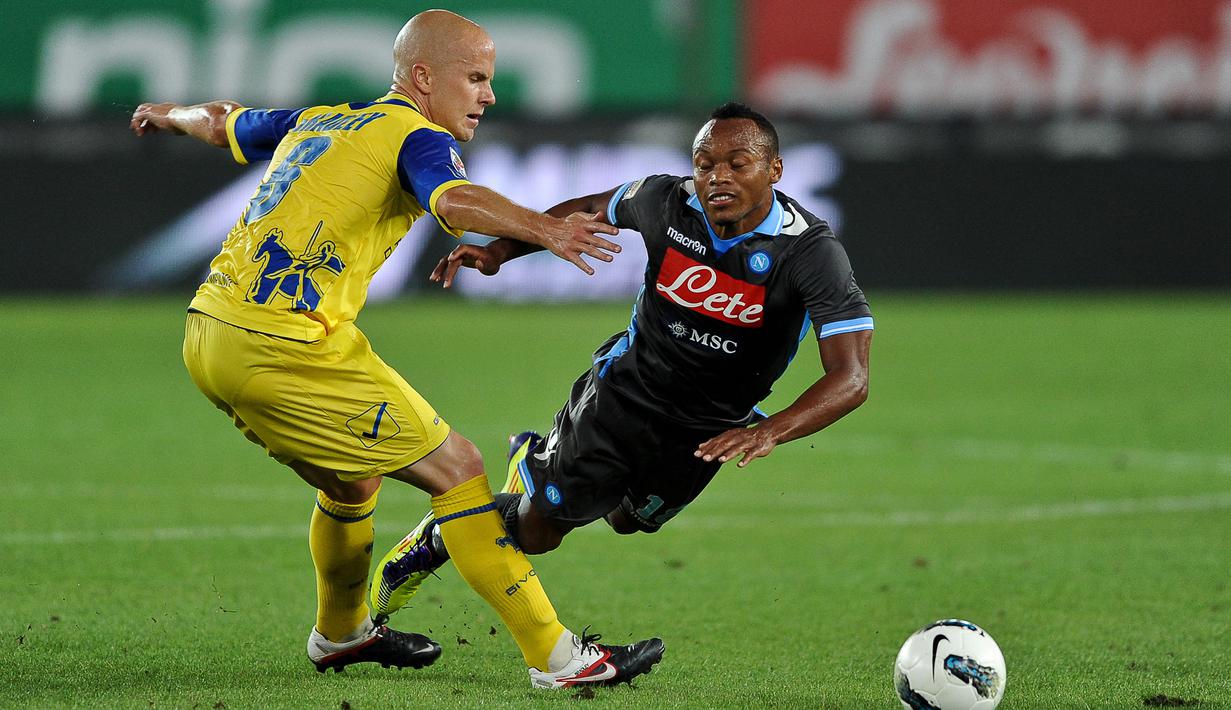 Michael Bradley. Gelandang tengah USA ini memperkuat Chievo selama 1 musim pada 2011/2012. Total bermain dalam 36 laga dan mencetak 1 gol. Saat ini masih aktif bermain bersama Toronto FC yang telah diperkuatnya sejak 2014 dan tampil dalam 238 laga dan mencetak 14 gol. (Foto: AFP/Andreas Solaro)