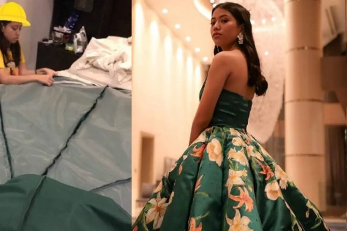 gaun prom night viral