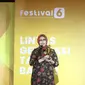 Ketua TP PKK Kota Pasuruan, Fatma Saifullah Yusuf dalam Anugerah Inspiratif Liputan6.com yang berlangsung di The Dome, Senayan Park, Sabtu (8/7/2023). (Liputan6.com/Herman Zakharia)