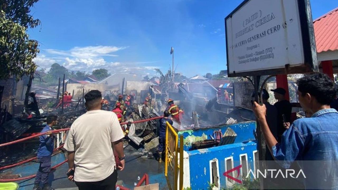 PAUD dan Rumah Kosong di Bengkulu Hangus Terbakar, Diduga Akibat Korsleting Listrik