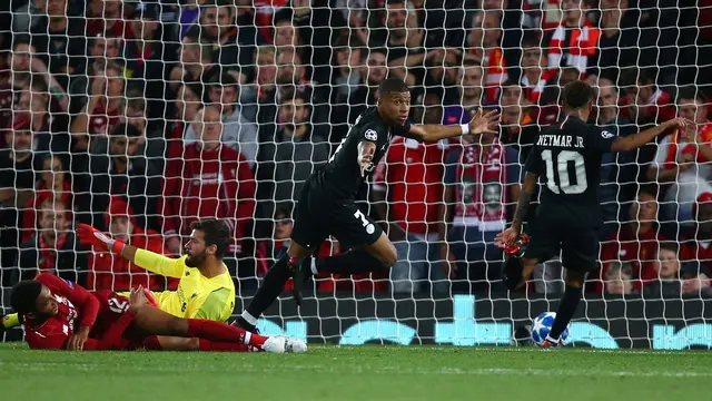 Main di Kandang Sendiri, Liverpool Bungkam PSG 3-2