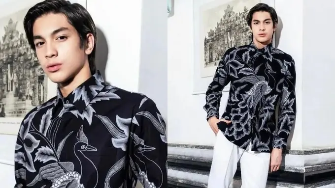 7 Pesona Eddy Meijer Anak Maudy Koesnaedi Jadi Model Kampanye Brand Lokal Kenamaan, Tampil Keren Pakai Kemeja Batik