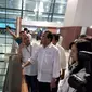 Menhub Budi Karya meninjau kesiapan Terminal 3 Bandara Soetta untuk melayani rute internasional. (Liputan6.com/Ilyas Istianur P)