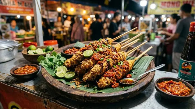 Resep Sate Telur Gulung Pedas/AI Generated