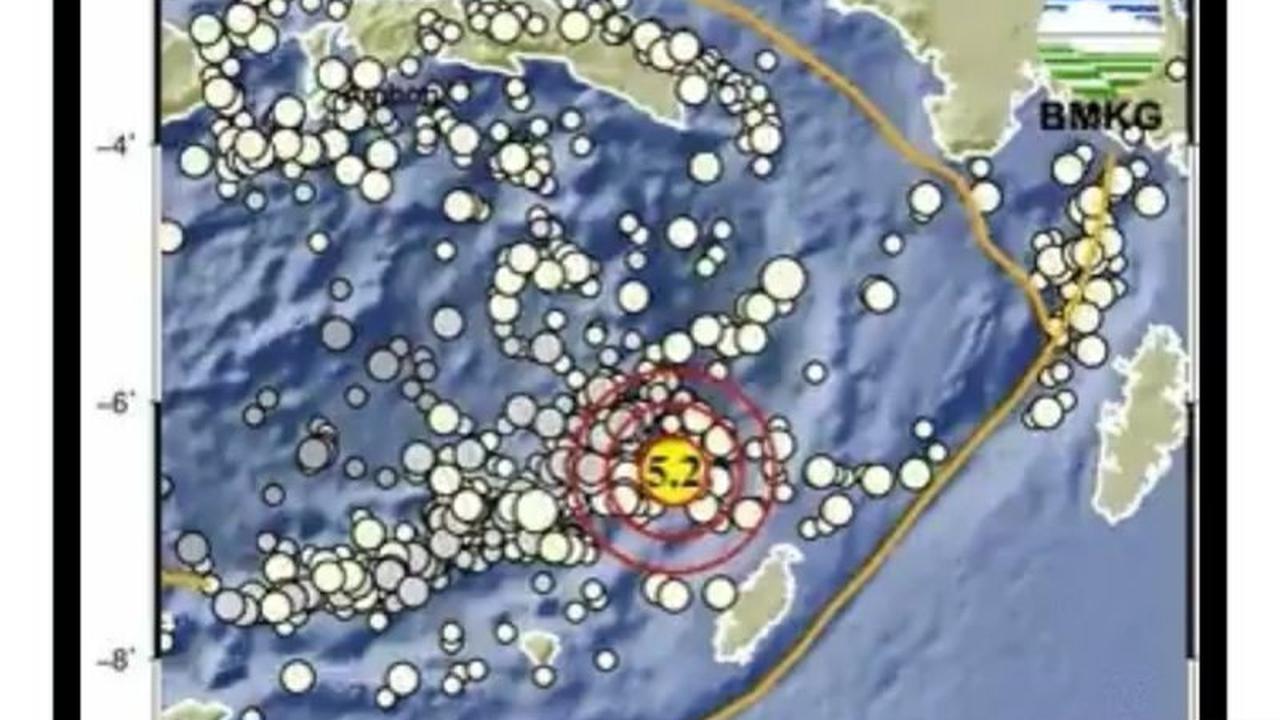Gempa Magnitudo 5,2 Guncang Maluku Tenggara, BMKG Pastikan Tak Berpotensi Tsunami
