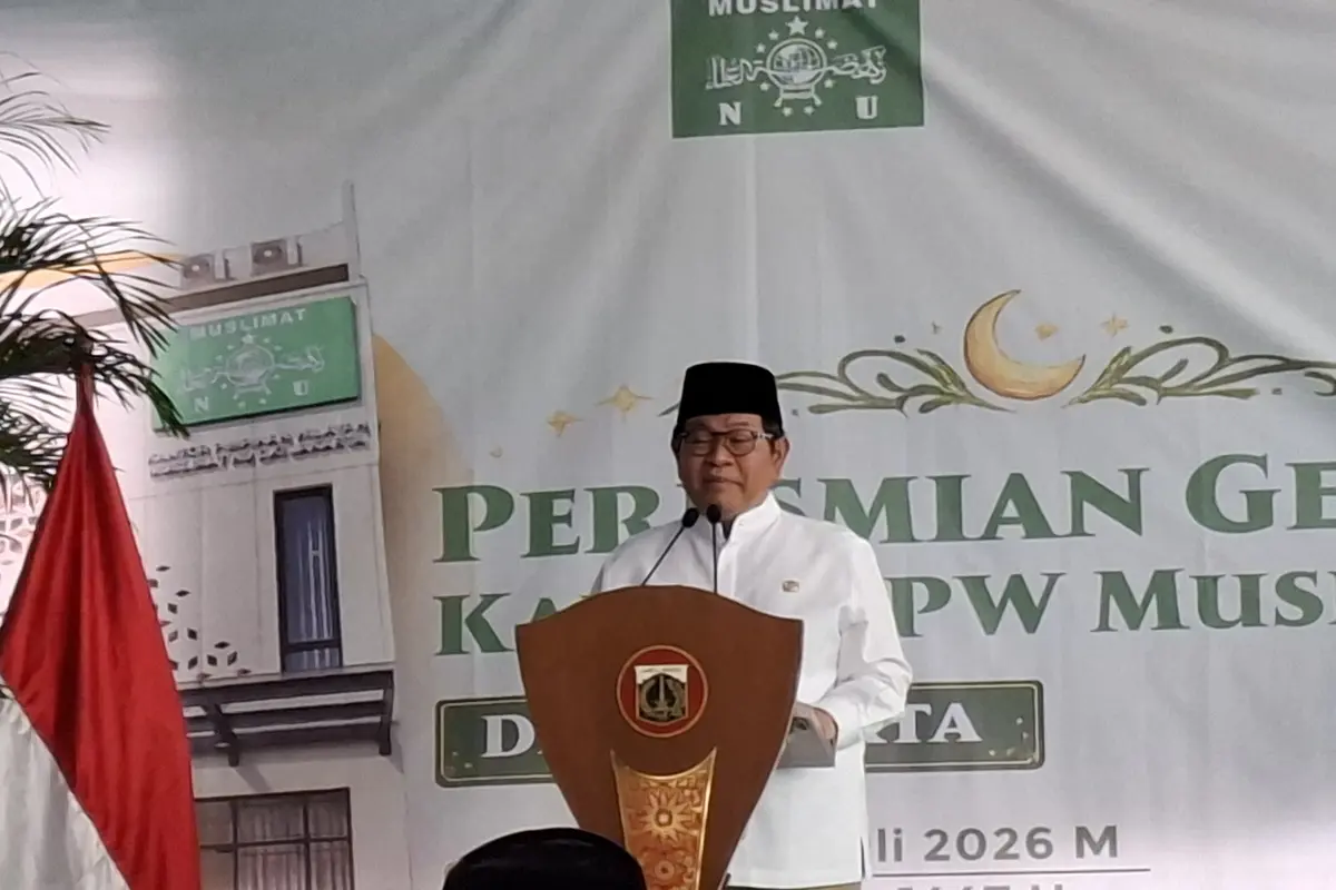 Pramono resmikan kantor sekretariat PW Muslimat NU DKI di Jakarta Timur, Selasa (7/7/2026).