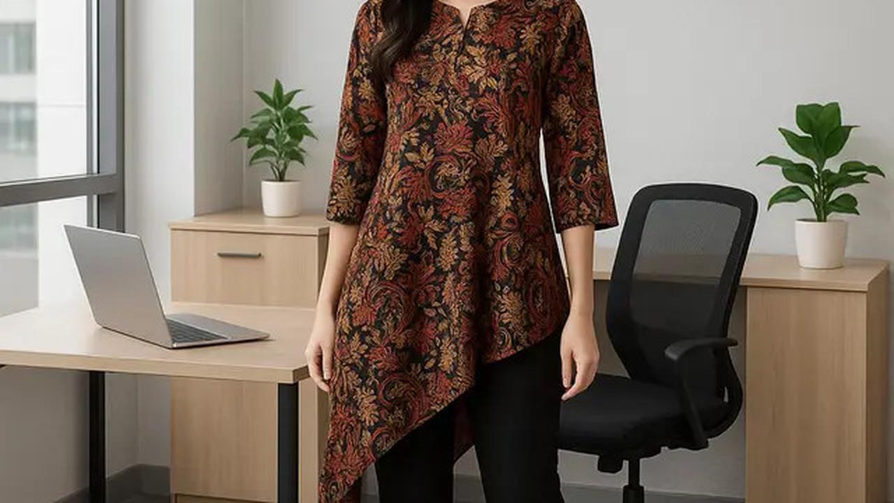 12 Model Baju Batik Tunik Kantor 2025 yang Bikin Gaya Formal Jadi Terlihat Lebih Trendy