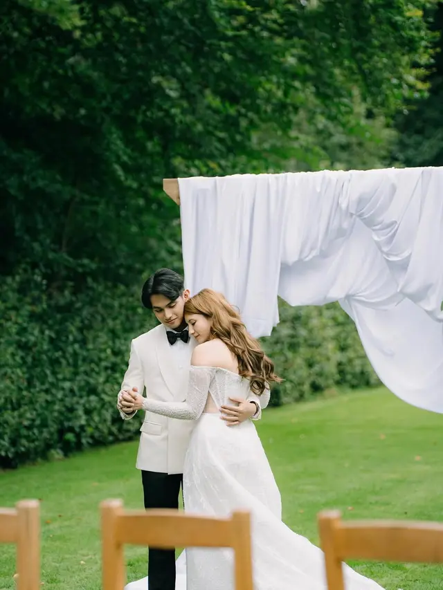 Potret Serasi Romantis Cassandra Lee dan Ryuken Vow Renewal dan Resepsi di Inggris