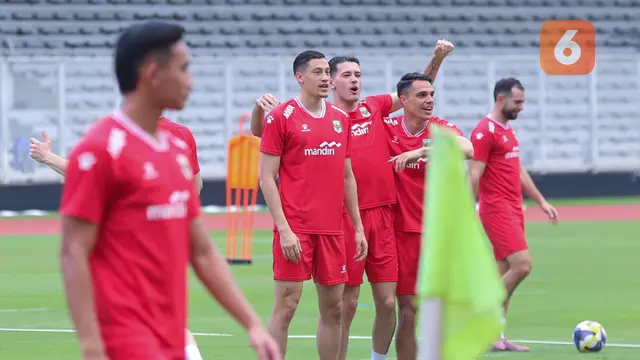 Foto: Suasana Santai Latihan Timnas Indonesia Jelang Bentrok dengan Bulgaria di final FIFA Series 2026