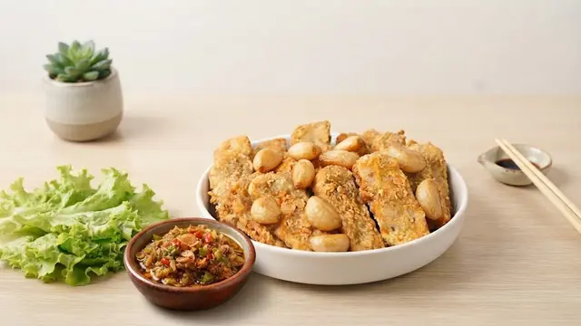 Resep tempe krispi bawang putih