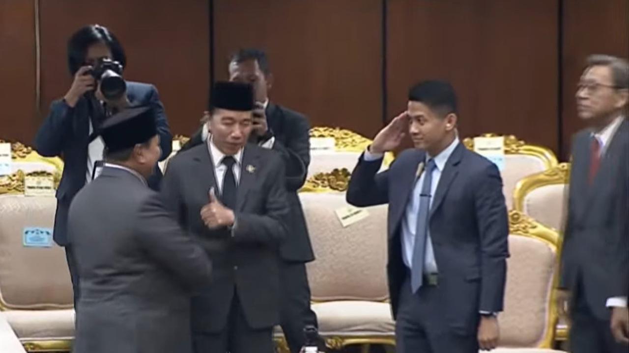 Jempol dari Jokowi untuk Pidato Kenegaraan Prabowo