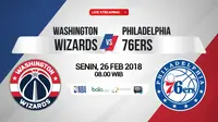 Washington Wizards Vs Philadelphia 76ers (Bola.com/Adreanus Titus)